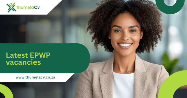 Latest EPWP Vacancies