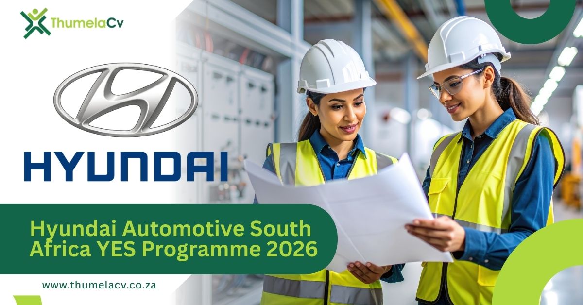 Hyundai Automotive South Africa YES Programme 2026