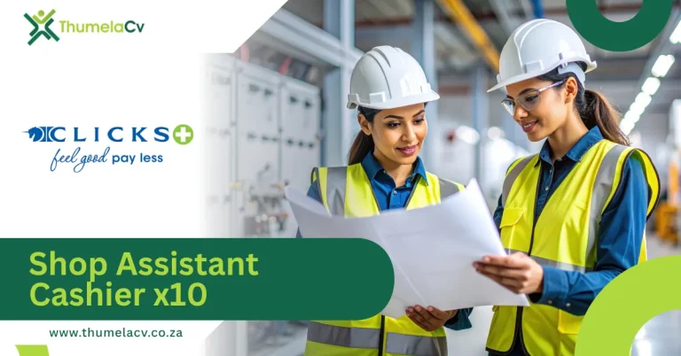 Shop Assistant Cashier