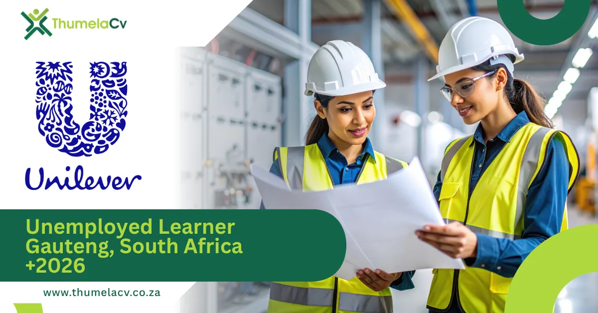 Unemployed Learner Gauteng, South Africa +2026