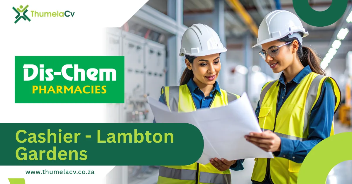 Cashier - Lambton Gardens