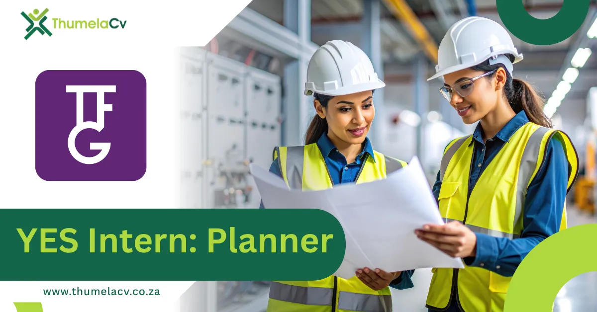 YES Intern: Planner programme in Western Cape, South Africa.